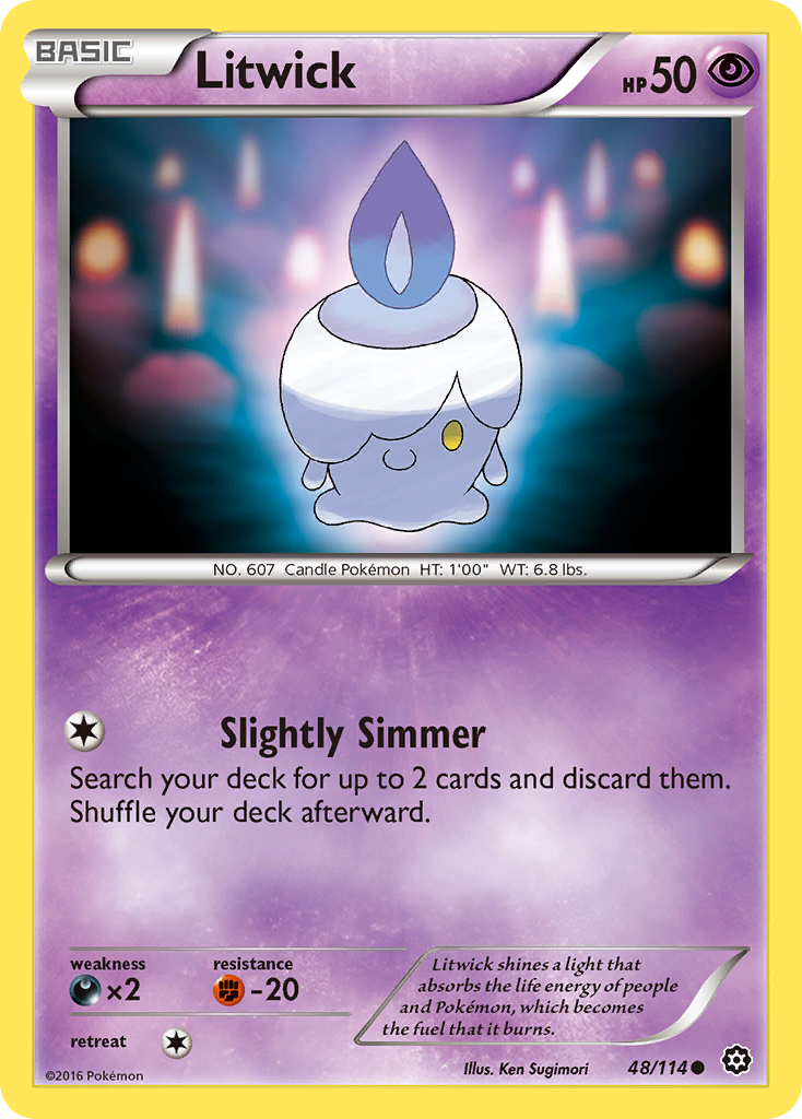 Litwick (48/114) [XY: Steam Siege] | Total Play