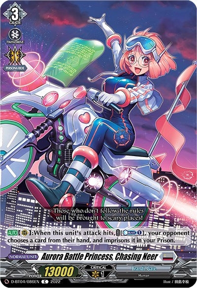 Aurora Battle Princess, Chasing Neer (D-BT04/086EN) [Awakening of Chakrabarthi] | Total Play