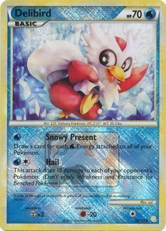 Delibird (39/123) (League Promo) [HeartGold & SoulSilver: Base Set] | Total Play