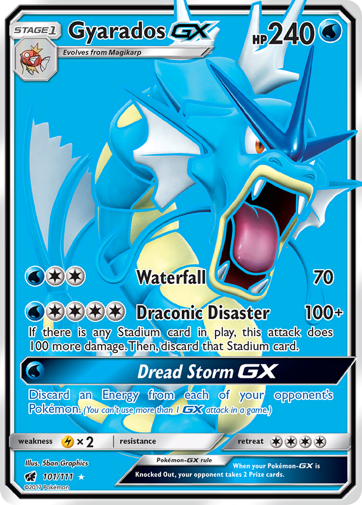 Gyarados GX (101/111) [Sun & Moon: Crimson Invasion] | Total Play