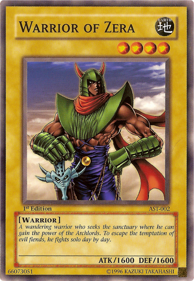Warrior of Zera [AST-002] Common | Total Play