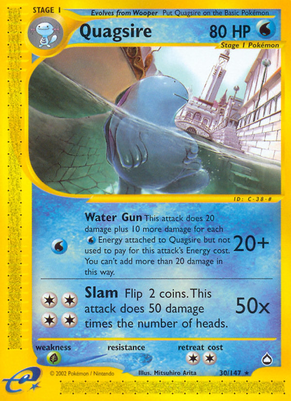 Quagsire (30/147) [Aquapolis] | Total Play