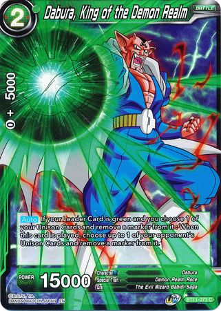 Dabura, King of the Demon Realm (BT11-073) [Vermilion Bloodline 2nd Edition] | Total Play