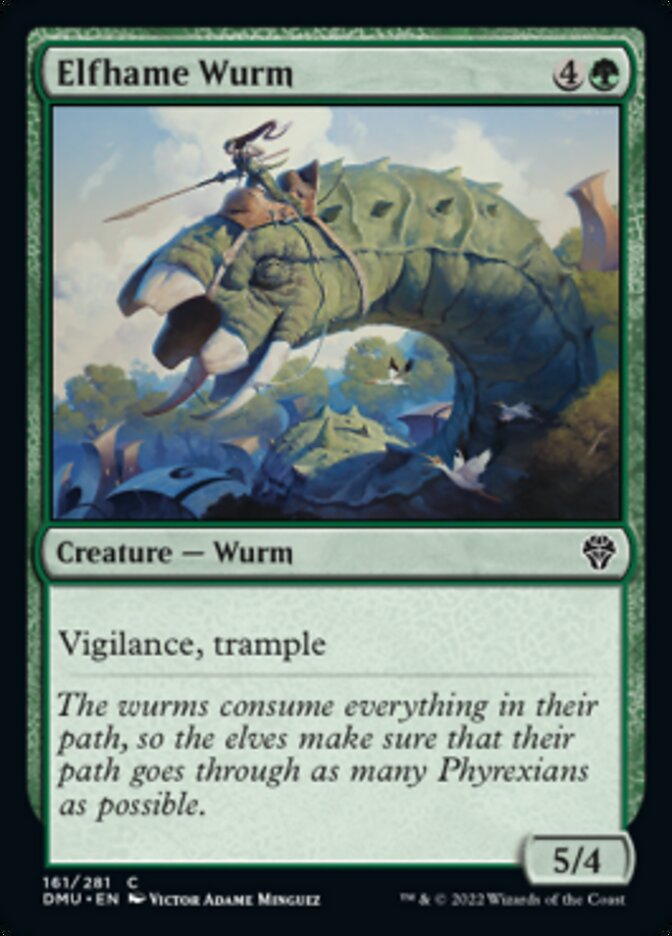 Elfhame Wurm [Dominaria United] | Total Play