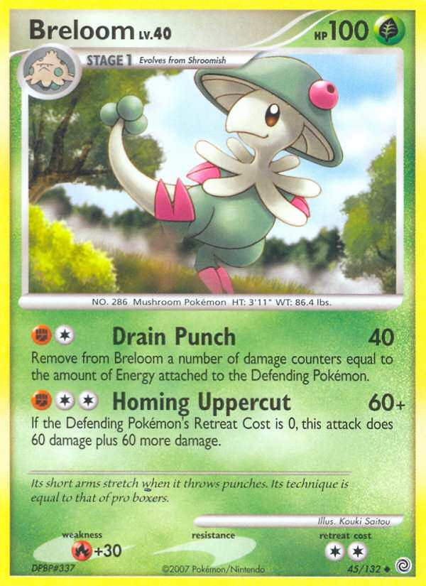 Breloom (45/132) [Diamond & Pearl: Secret Wonders] | Total Play