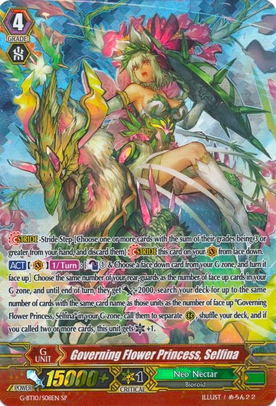 Governing Flower Princess, Selfina (G-BT10/S08EN) [Raging Clash of the Blade Fangs] | Total Play