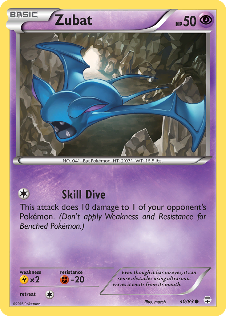 Zubat (30/83) [XY: Generations] | Total Play