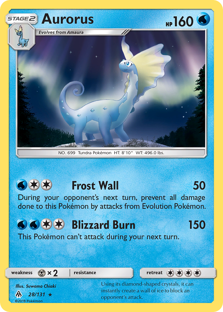 Aurorus (28/131) [Sun & Moon: Forbidden Light] | Total Play