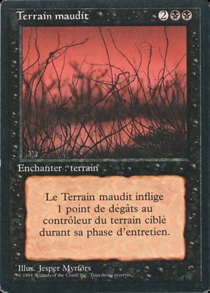 Cursed Land [Foreign Black Border] | Total Play