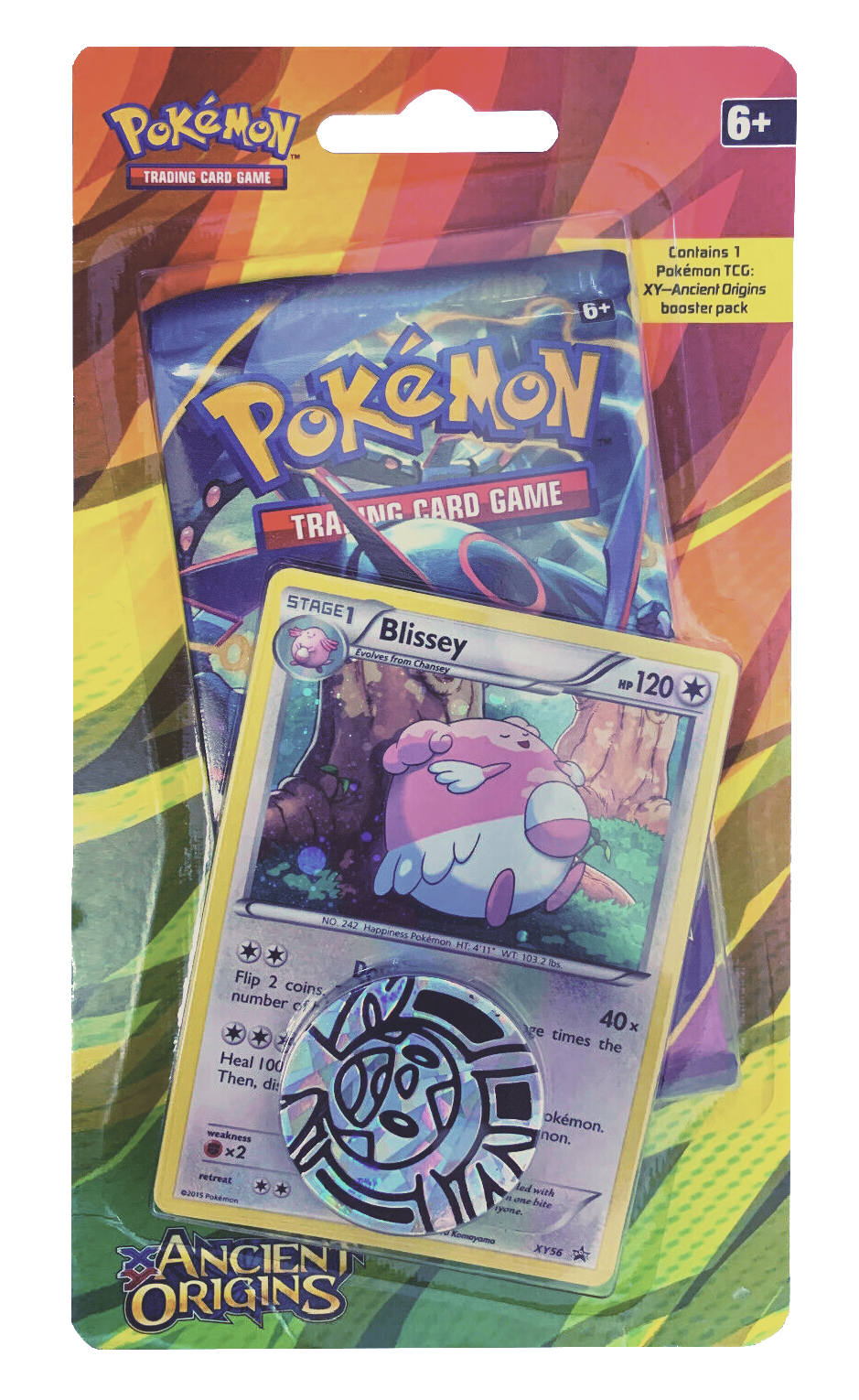XY: Ancient Origins - Single Pack Blister (Blissey) | Total Play