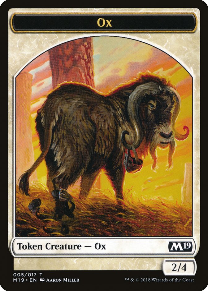 Ox Token [Core Set 2019 Tokens] | Total Play