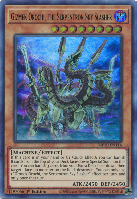 Gizmek Orochi, the Serpentron Sky Slasher [MP20-EN114] Ultra Rare | Total Play