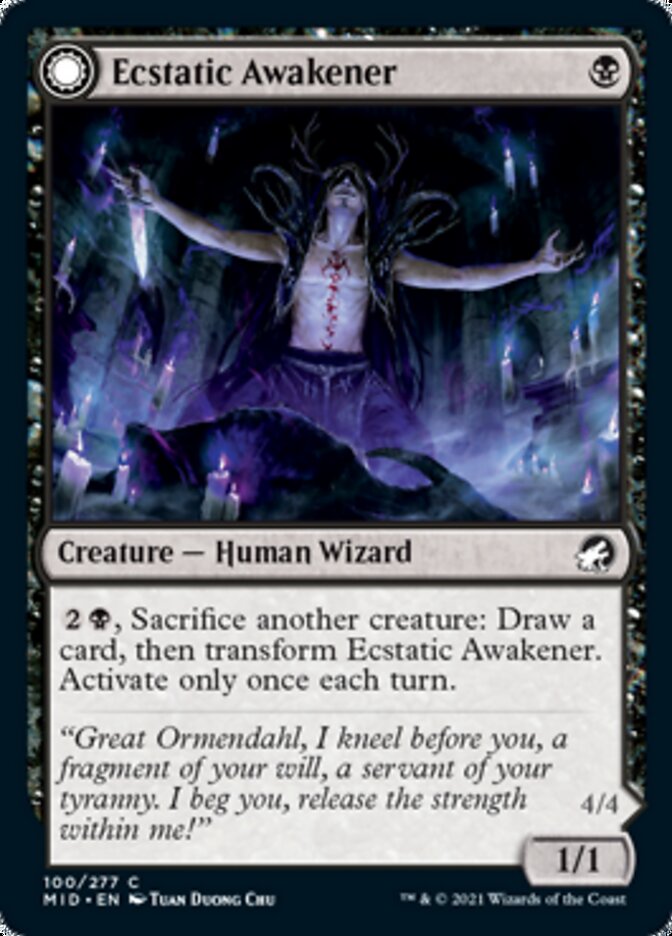 Ecstatic Awakener // Awoken Demon [Innistrad: Midnight Hunt] | Total Play