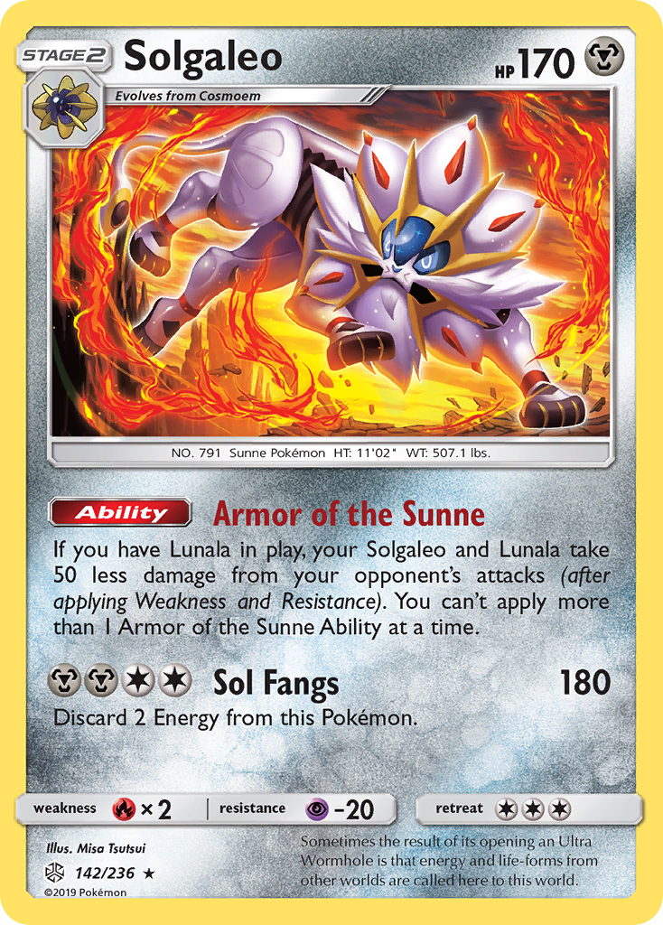 Solgaleo (142/236) [Sun & Moon: Cosmic Eclipse] | Total Play