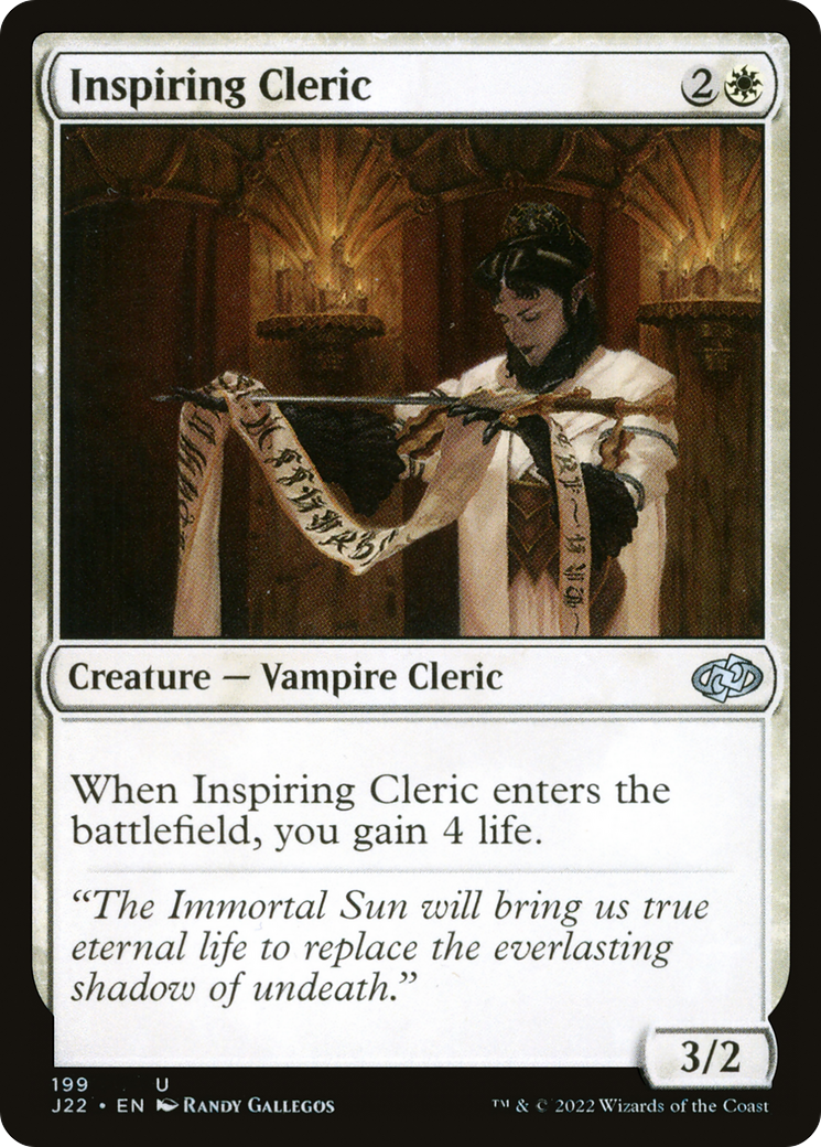 Inspiring Cleric [Jumpstart 2022] | Total Play