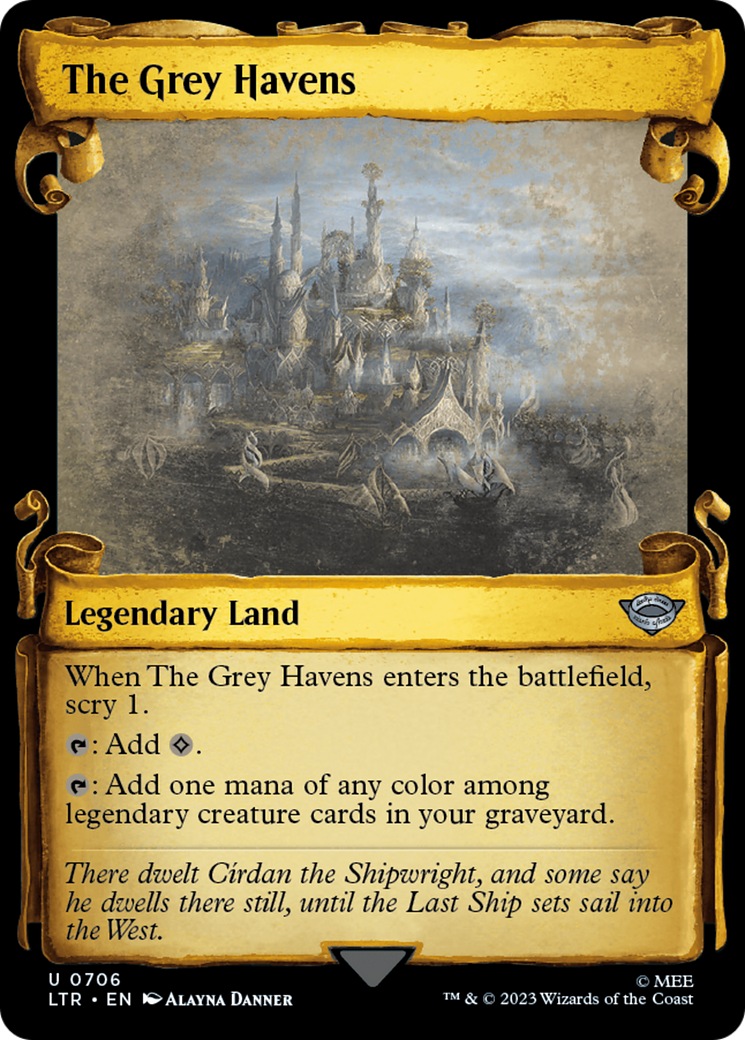 The Grey Havens [The Lord of the Rings: Tales of Middle-Earth Showcase Scrolls] | Total Play