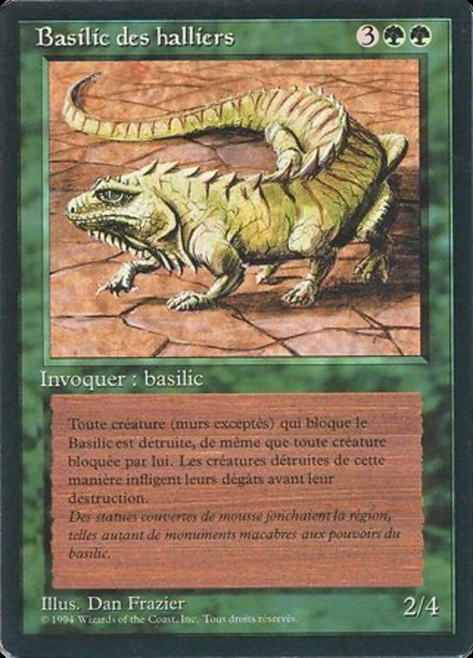 Thicket Basilisk [Foreign Black Border] | Total Play