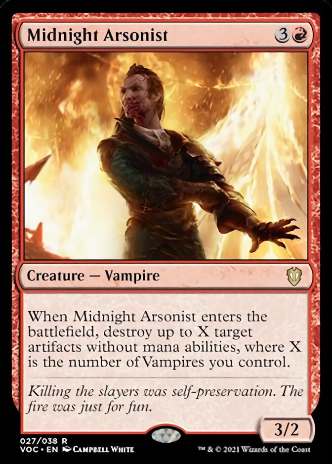 Midnight Arsonist [Innistrad: Crimson Vow Commander] | Total Play