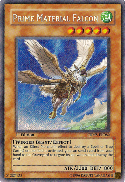 Prime Material Falcon [CRMS-EN082] Secret Rare | Total Play