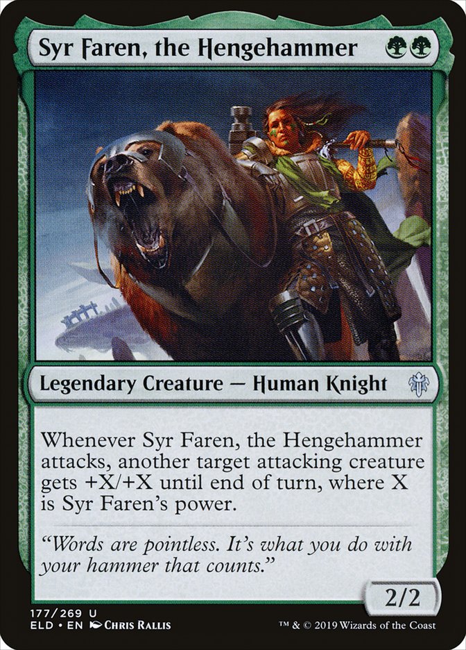 Syr Faren, the Hengehammer [Throne of Eldraine] | Total Play