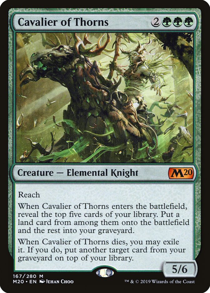 Cavalier of Thorns [Core Set 2020] | Total Play