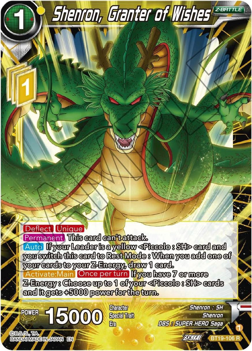 Shenron, Granter of Wishes (BT19-106) [Fighter's Ambition] | Total Play