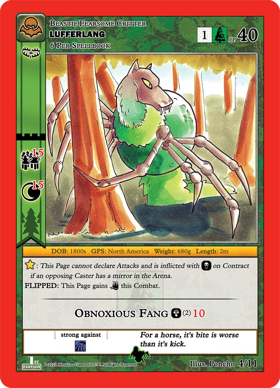 Lufferlang (Spider Grandmother) [Cryptid Nation: Nightfall First Edition Release Event Deck] | Total Play