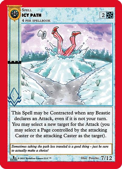 Icy Path [Cryptid Nation: First Edition Waheela Deck] | Total Play