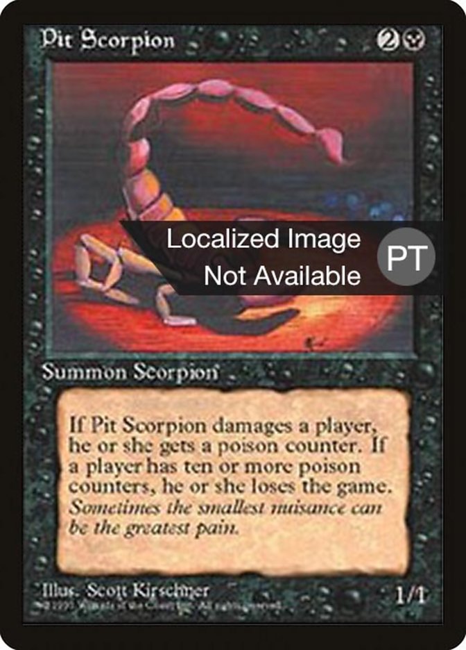 Pit Scorpion [Fourth Edition (Foreign Black Border)] | Total Play