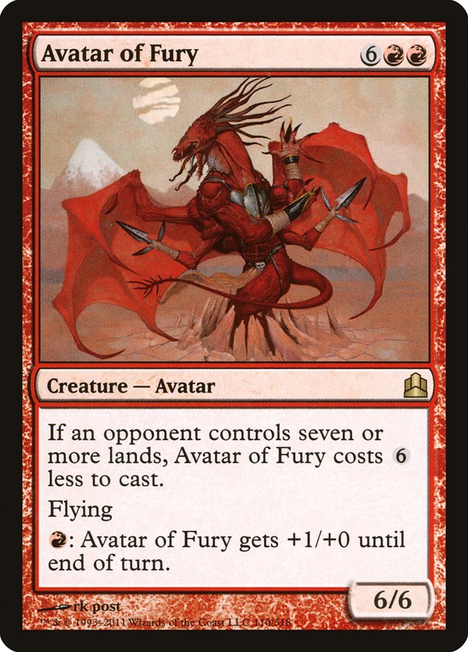 Avatar of Fury [Commander 2011] | Total Play