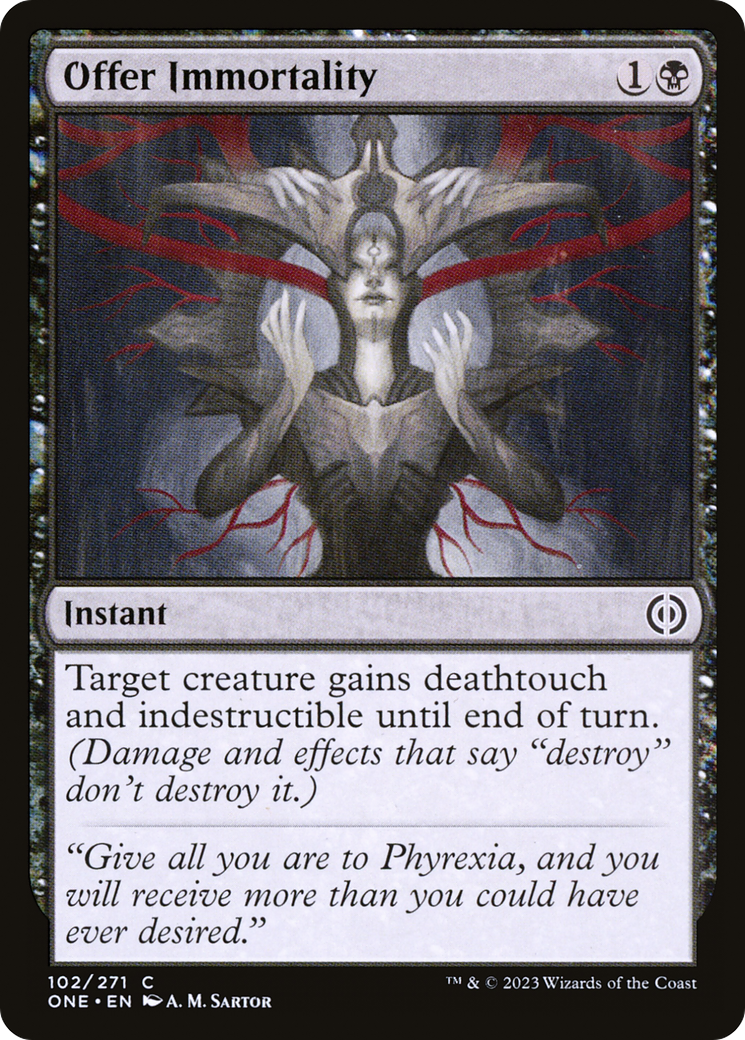 Offer Immortality [Phyrexia: All Will Be One] | Total Play