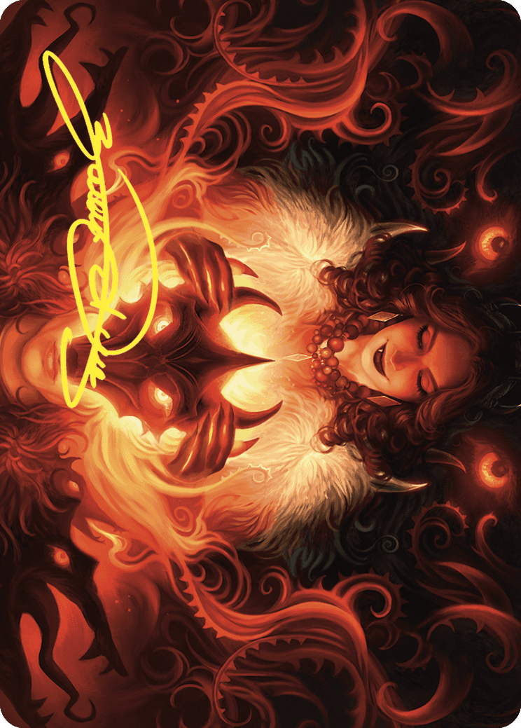 Witch's Mark Art Card (Gold-Stamped Signature) [Wilds of Eldraine Art Series] | Total Play