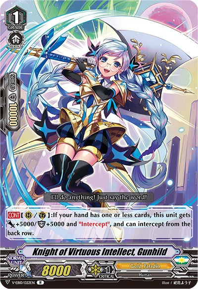 Knight of Virtuous Intellect, Gunhild (V-EB10/022EN) [The Mysterious Fortune] | Total Play