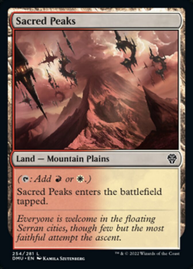 Sacred Peaks [Dominaria United] | Total Play