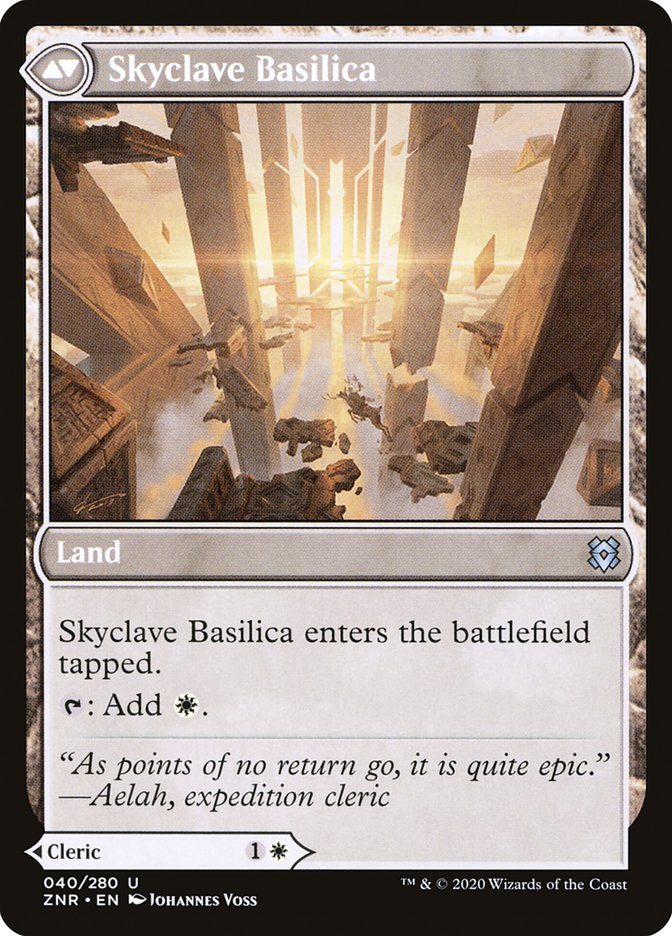 Skyclave Cleric // Skyclave Basilica [Zendikar Rising] | Total Play