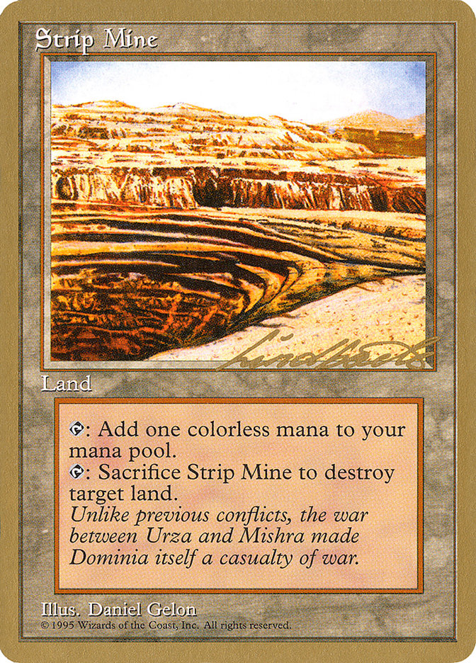 Strip Mine (Leon Lindback) [Pro Tour Collector Set] | Total Play