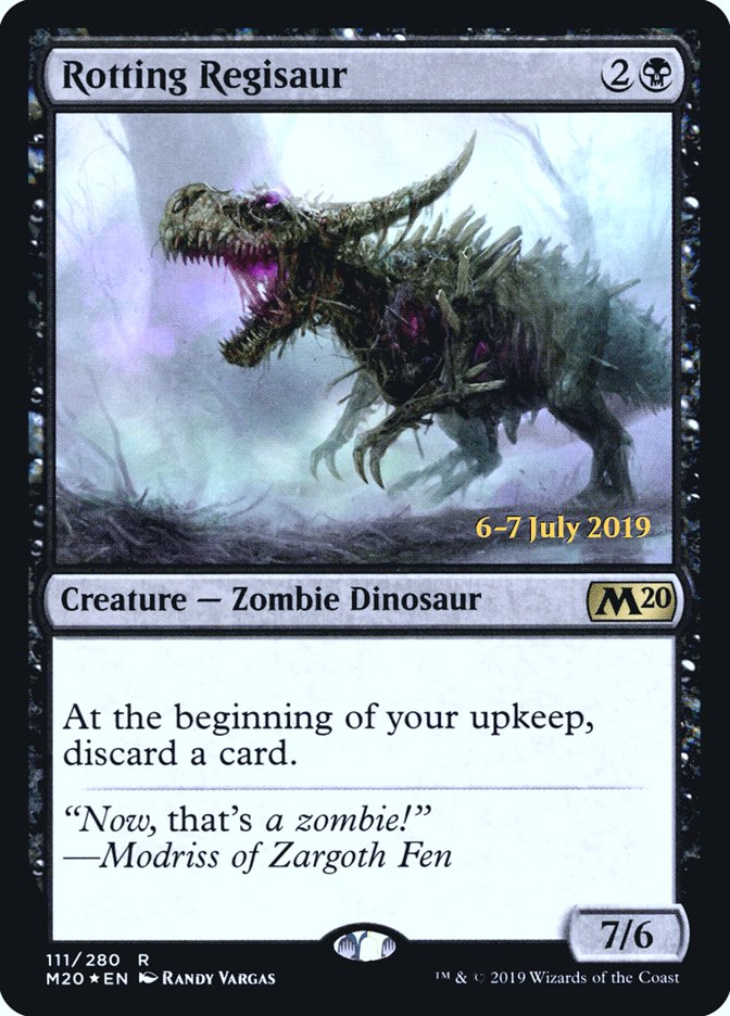 Rotting Regisaur [Core Set 2020 Prerelease Promos] | Total Play