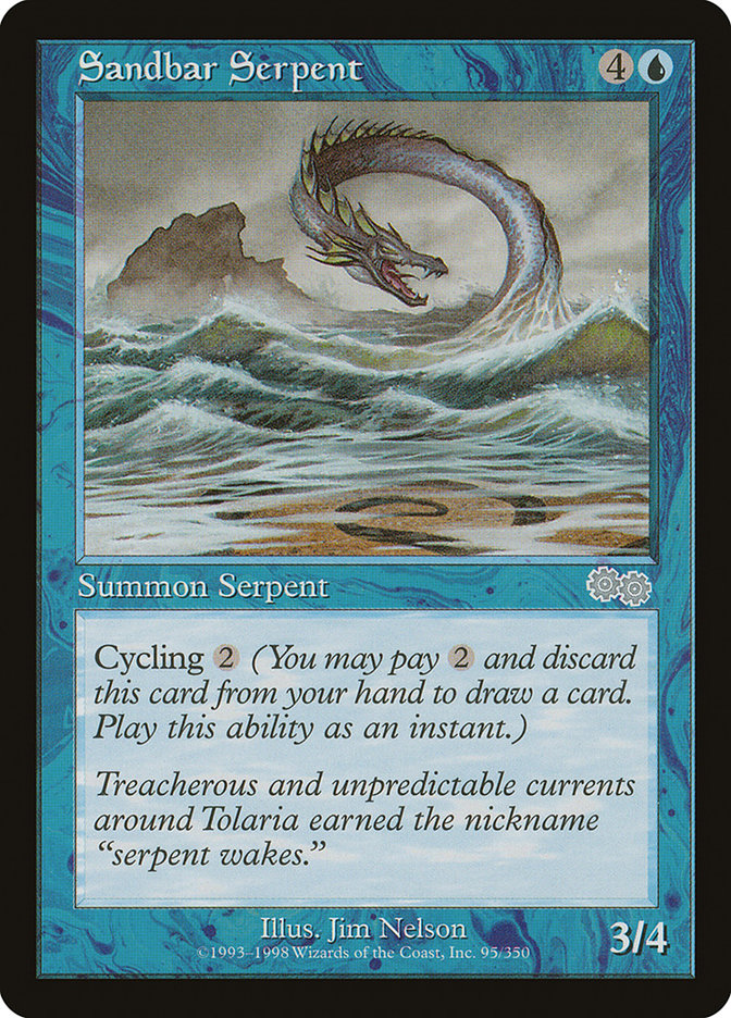 Sandbar Serpent [Urza's Saga] | Total Play