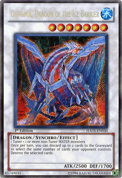 Gungnir, Dragon of the Ice Barrier [HA03-EN030] Secret Rare | Total Play