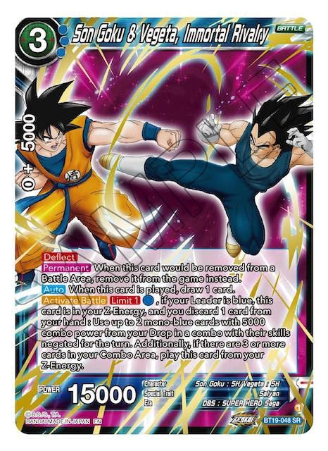 Son Goku & Vegeta, Immortal Rivalry (BT19-048) [Fighter's Ambition] | Total Play