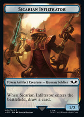 Soldier (003) // Sicarian Infiltrator Double-Sided Token [Warhammer 40,000 Tokens] | Total Play