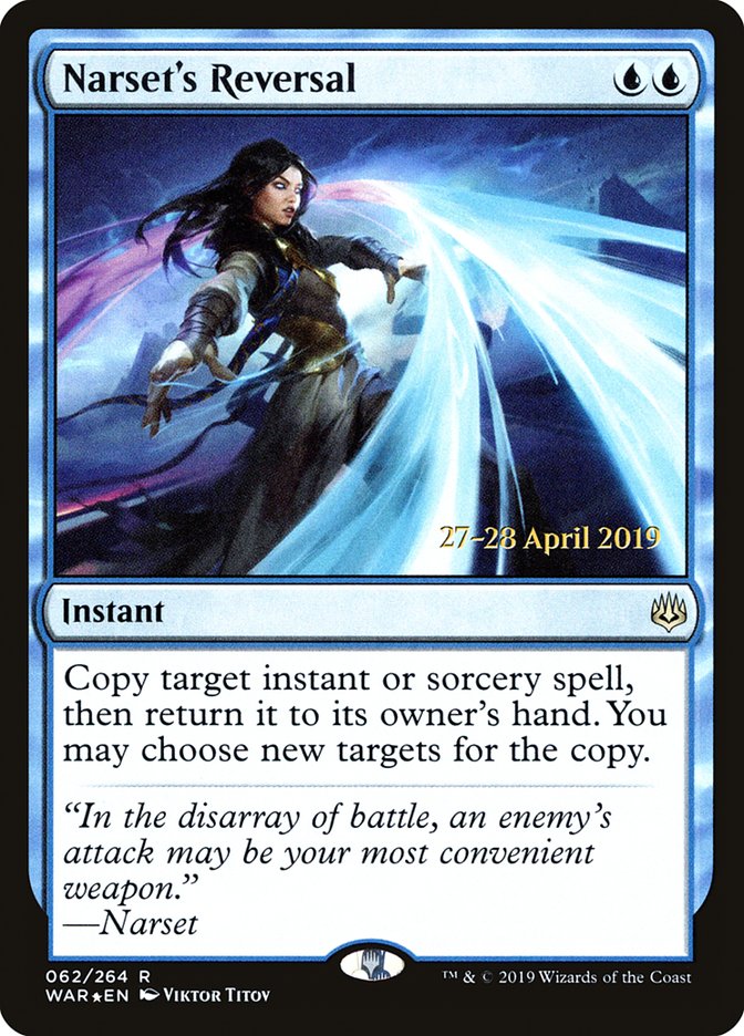 Narset's Reversal [War of the Spark Prerelease Promos] | Total Play
