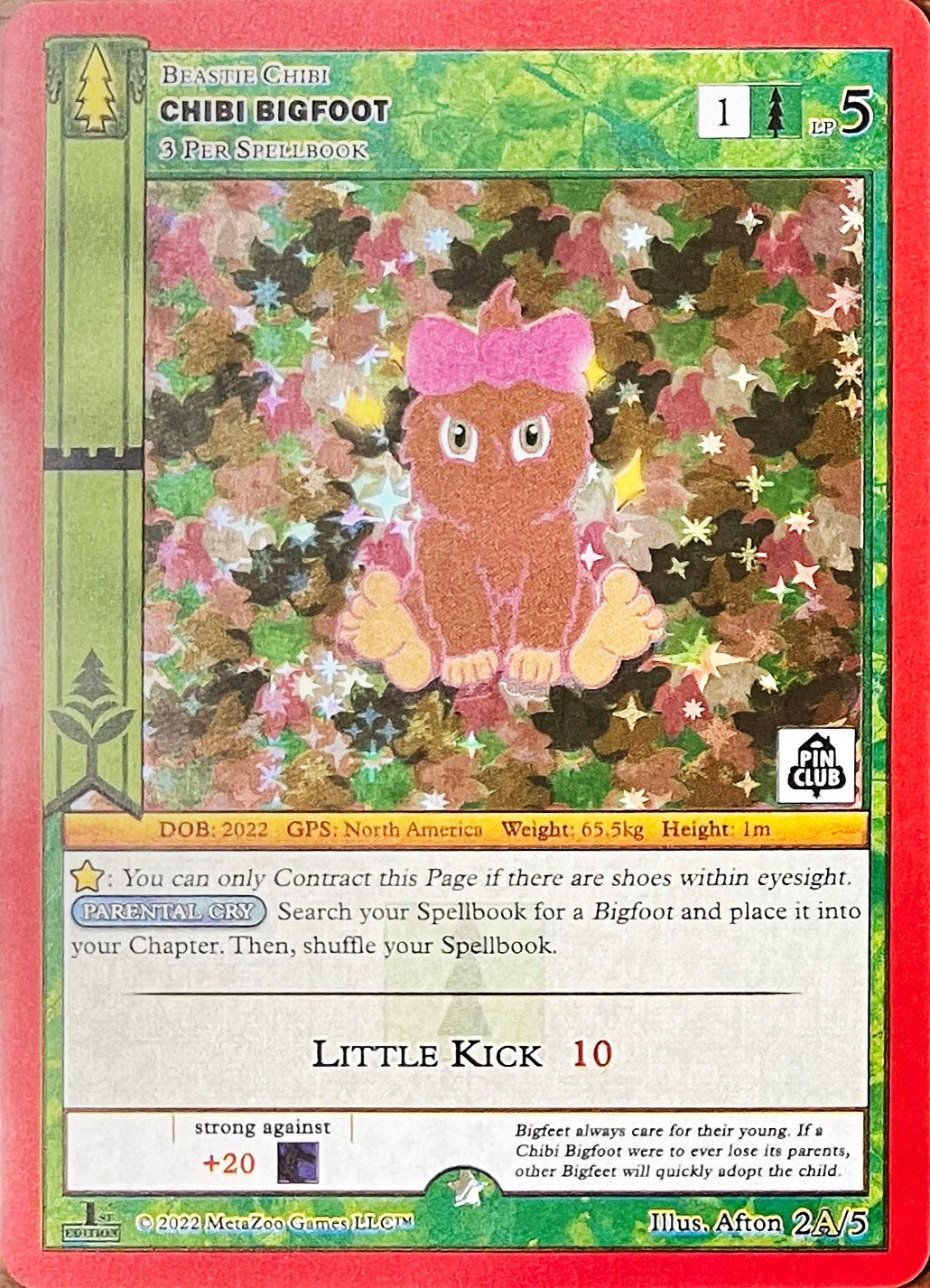 Chibi Bigfoot (2A/5) [Cryptid Nation: Wilderness Mystery Collection] | Total Play