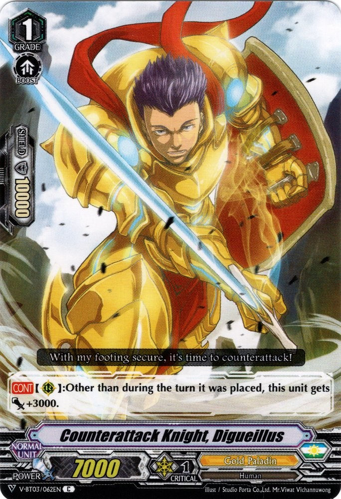 Counterattack Knight, Digueillus (V-BT03/062EN) [Miyaji Academy CF Club] | Total Play