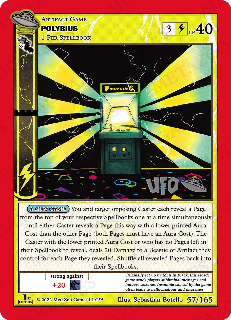 Polybius [Cryptid Nation: UFO First Edition Spoiler Pack] | Total Play