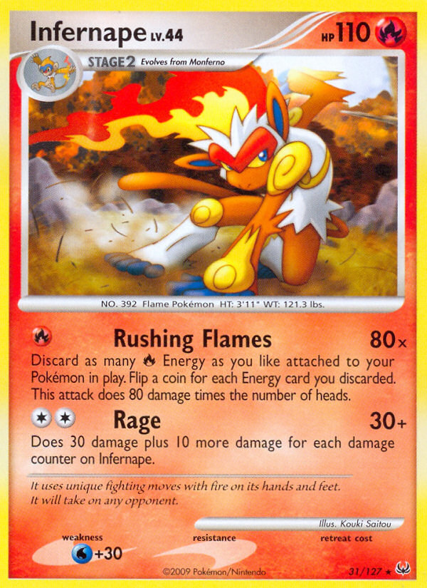 Infernape (31/127) [Platinum: Base Set] | Total Play