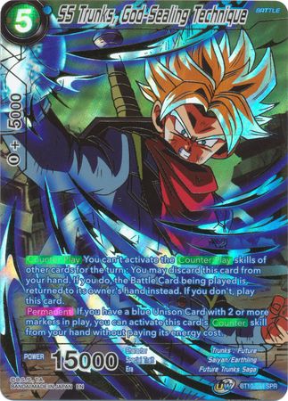 SS Trunks, God-Sealing Technique (SPR) (BT10-044) [Rise of the Unison Warrior 2nd Edition] | Total Play