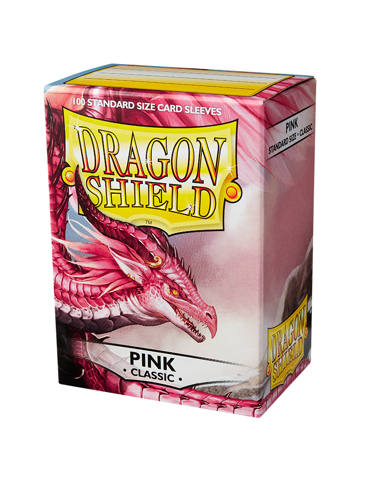 Dragon Shield: Standard 100ct Sleeves - Pink (Classic) | Total Play