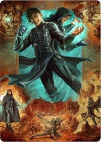 Jace, Mirror Mage 2 Art Card [Zendikar Rising Art Series] | Total Play