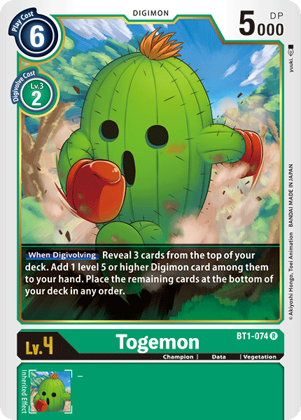 Togemon [BT1-074] [Release Special Booster Ver.1.0] | Total Play